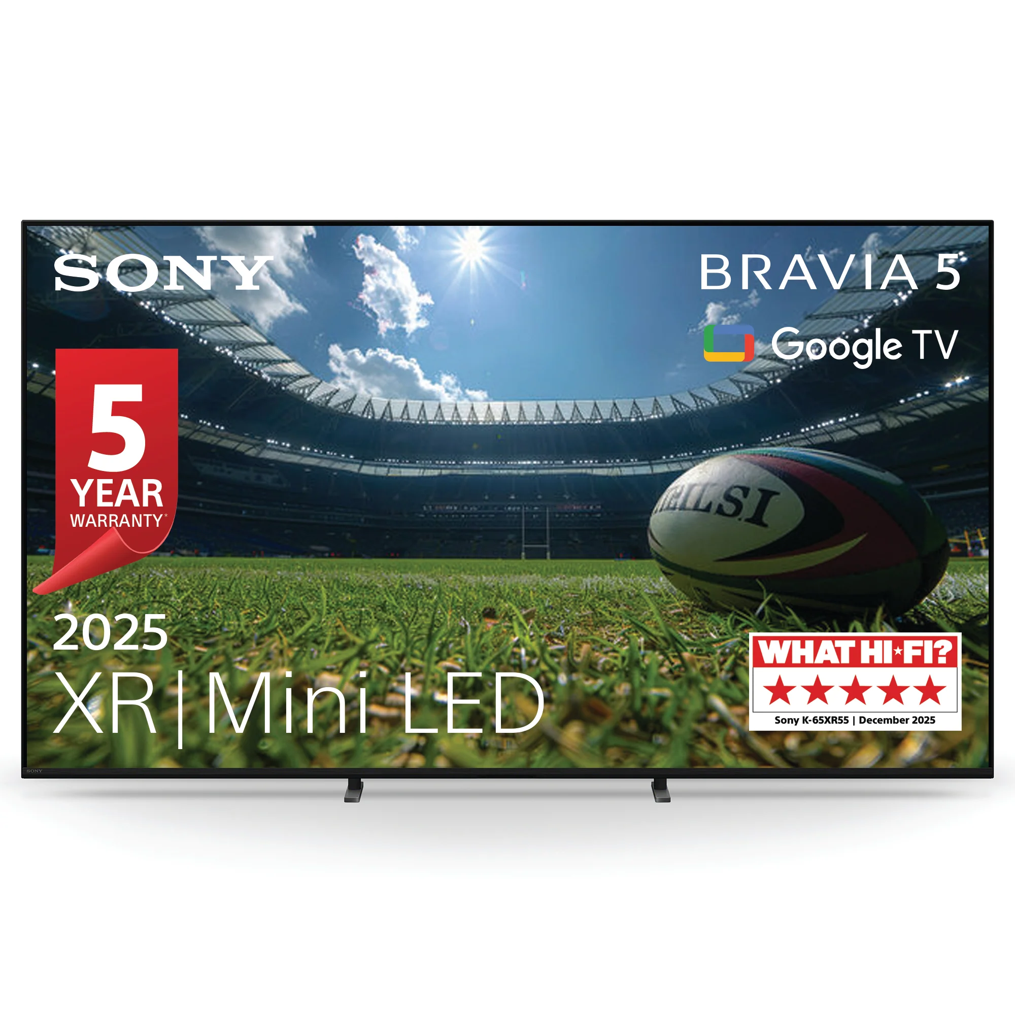 Sony Bravia 5 65" 4K Smart TV - Black | K65XR55B.UKA - Image 2