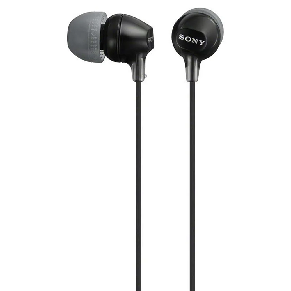 Sony In-Ear Wired Headphone with Silicon Earbuds - Black | MDREX15APBCE7 - Image 3
