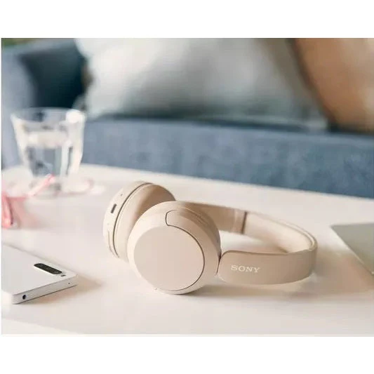 Sony Over-Ear Wireless Bluetooth Headphone - Beige & Cream | WHCH520CCE7 - Image 8