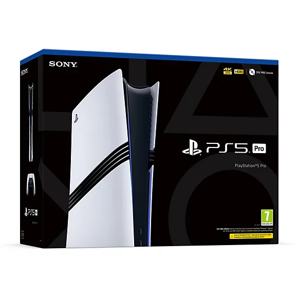 Sony PlayStation 5 Pro Gaming Console - White & Black | 9024408 - Image 4