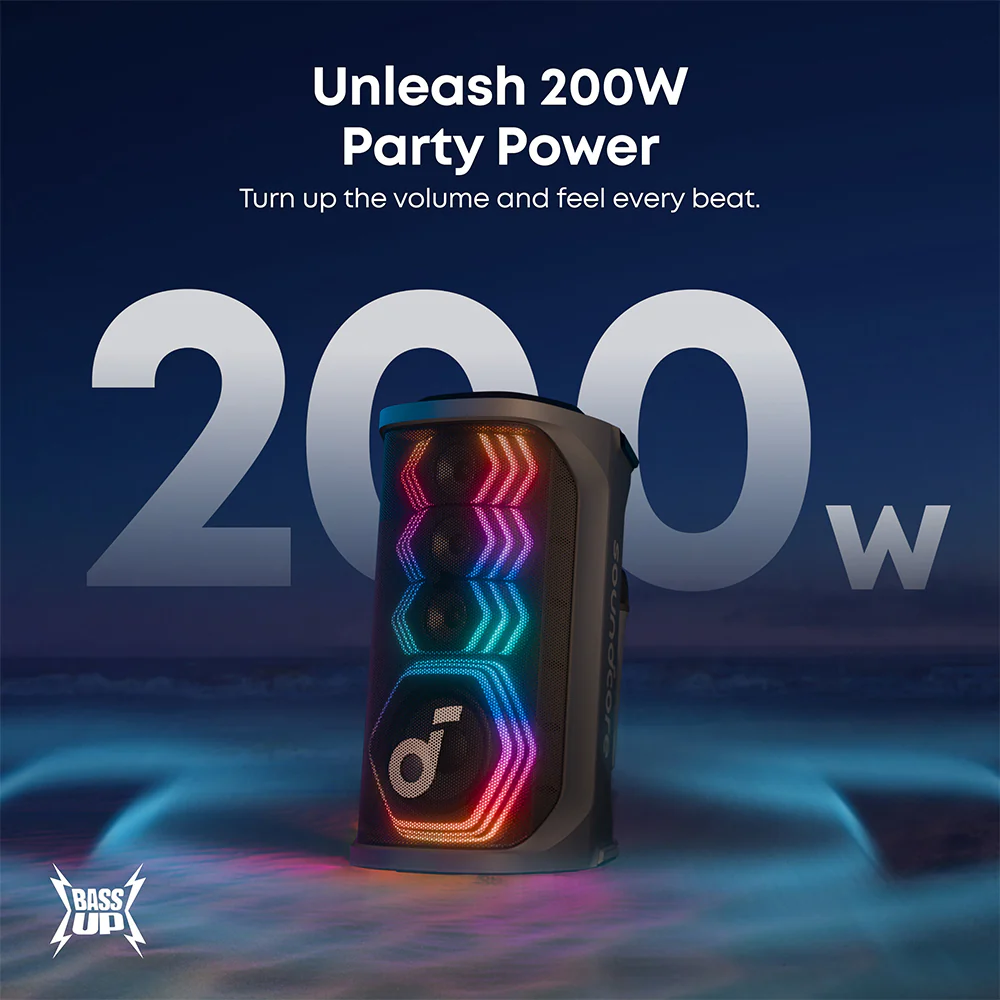 Soundcore Rave 3S Party Speaker - Black | A31A3012 - Image 3