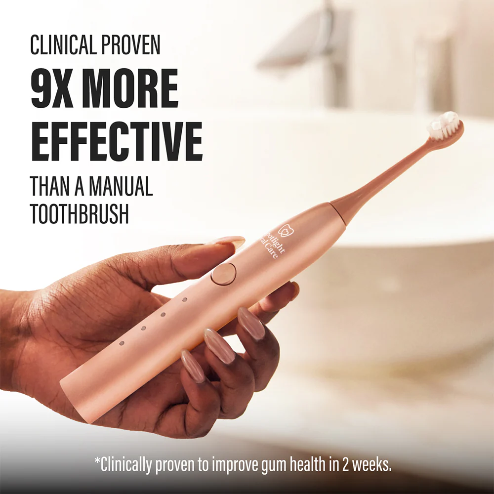 Spotlight Oral Care Sonic Electric Toothbrush - Rose Gold | TOOSON0013 - Image 3