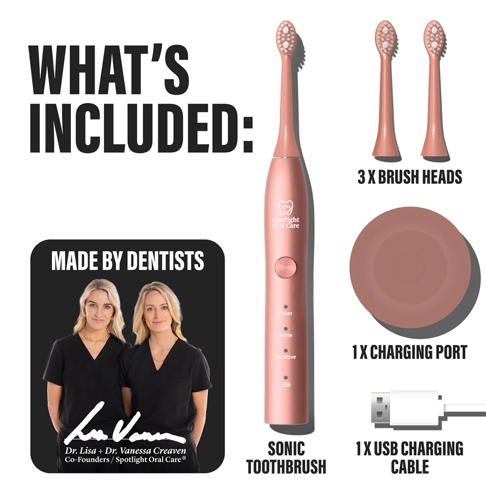 Spotlight Oral Care Sonic Electric Toothbrush - Rose Gold | TOOSON0013 - Image 6