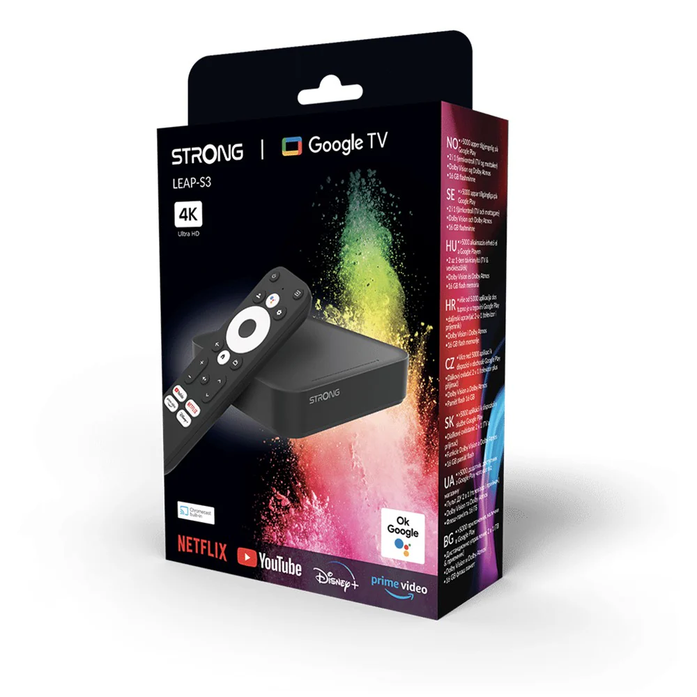 Strong 4K Ultra HD HDR Android Smart TV Box - Black | STB-LEAP-S3 - Image 6