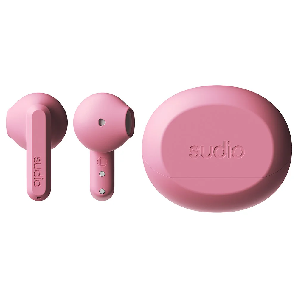 Sudio A3 In-Ear True Wireless Earbuds - Pink | A3PNK - Image 2