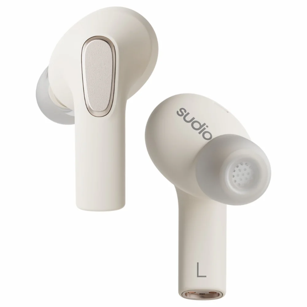 Sudio E3 In-Ear True Wireless Earbuds - Cream White | E3WHT