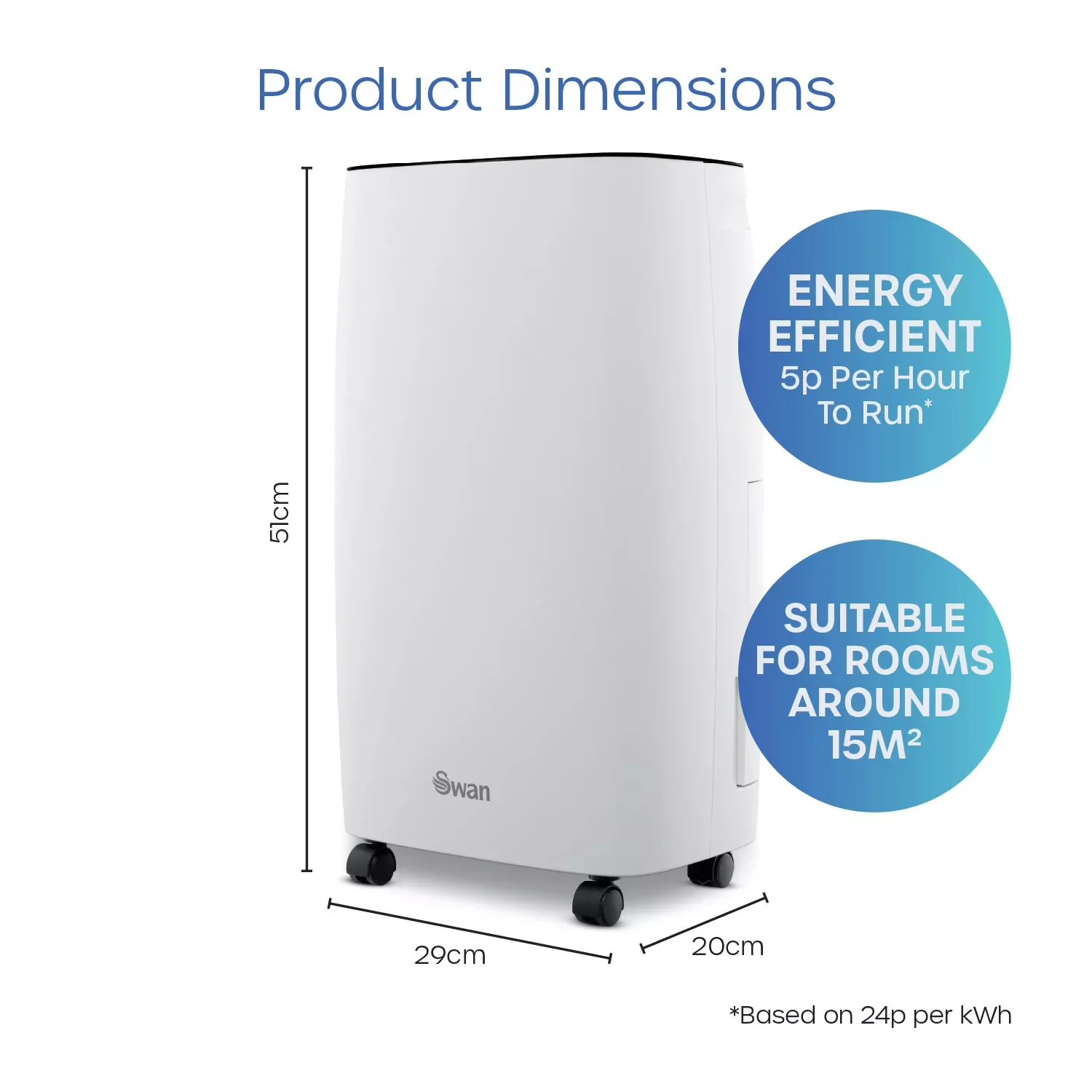Swan Activair 10L Dehumidifier - White | SH16505 - Image 6
