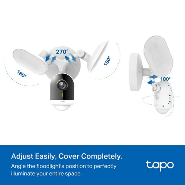 Tapo 2K Smart Floodlight Security Cameras - White | Tapo C720 - Image 6