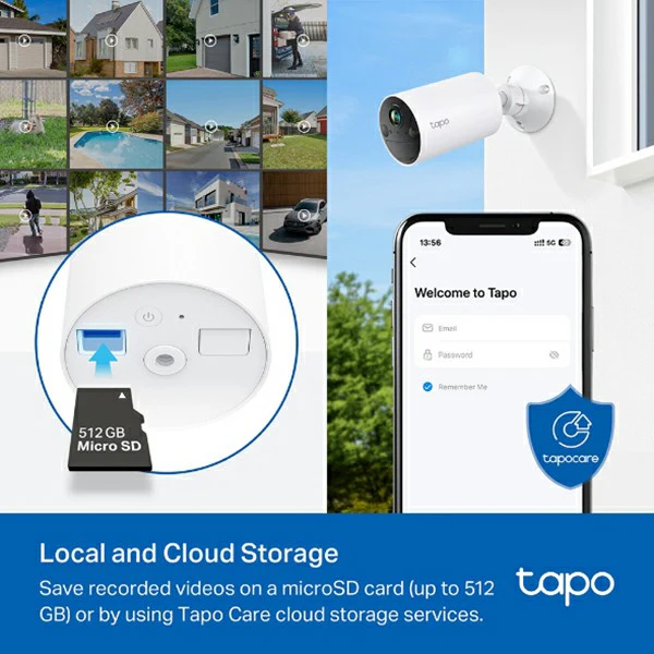Tapo 2K Smart Indoor/Outdoor Security Camera - White | Tapo C410 - Image 4