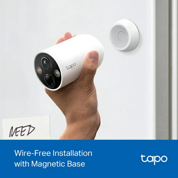 Tapo 2K Smart Wire-Free Security Camera - White | Tapo C425 - Image 6