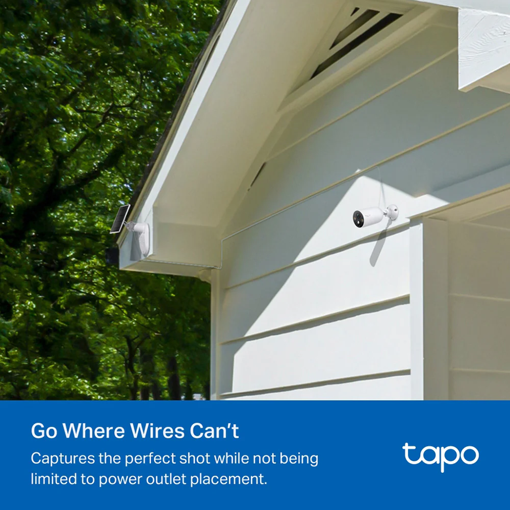 Tapo 2K Solar Powered Security Camera Kit - White | TAPO C425 KIT - Image 3