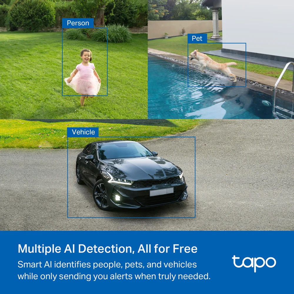 Tapo 2K Solar Powered Security Camera Kit - White | TAPO C425 KIT - Image 6