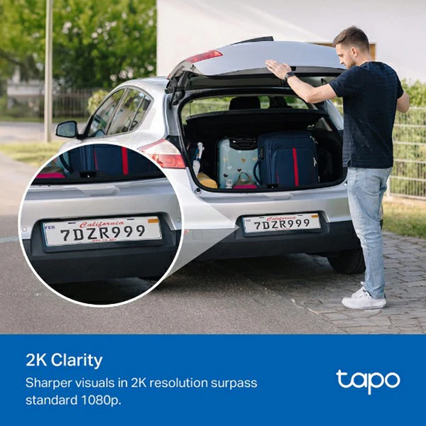 Tapo 2K Solar-Powered Security Camera with Kit - White | Tapo C410 KIT - Image 7