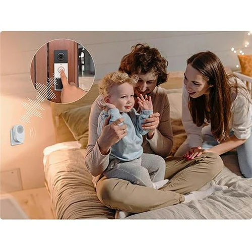Tapo 2K Wireless Video Doorbell Camera with Chime - White | Tapo D210 - Image 2