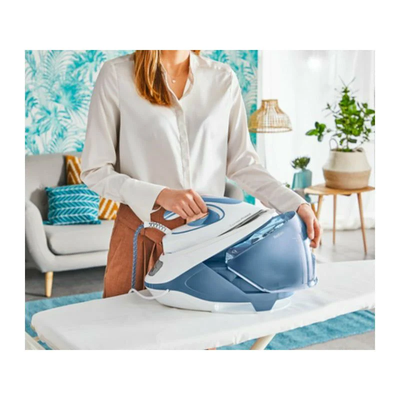 Tefal Express Protect 2800W Steam Generator Iron - White & Aqua | SV9202G0 - Image 4