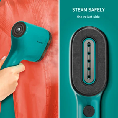 Tefal Pure POP 1300W Handheld Garment Steamer - Teal Green | DT2024GO - Image 6