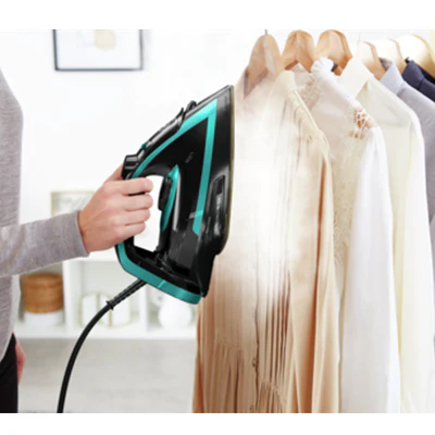 Tefal Puregliss Auto Shut-Off 3000W Steam Iron - Black & Blue | FV8066GO - Image 5
