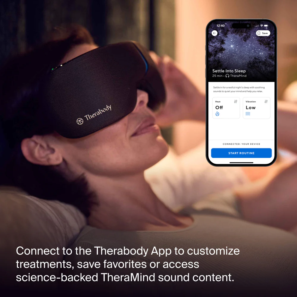 Therabody 2nd Gen SmartGoggles Eye Massagers - Black | SG0004133-3A10 - Image 11