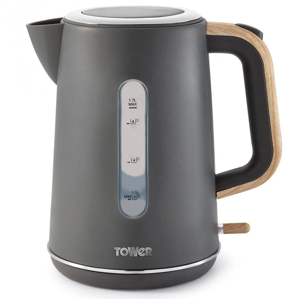 Tower 1.7L Scandi Rapid Boil Kettle - Grey | T10037G