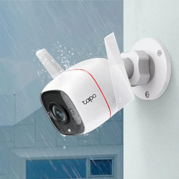 TP Link 3MP Outdoor Security Wi-Fi Camera - White | TAPOC310 - Image 3
