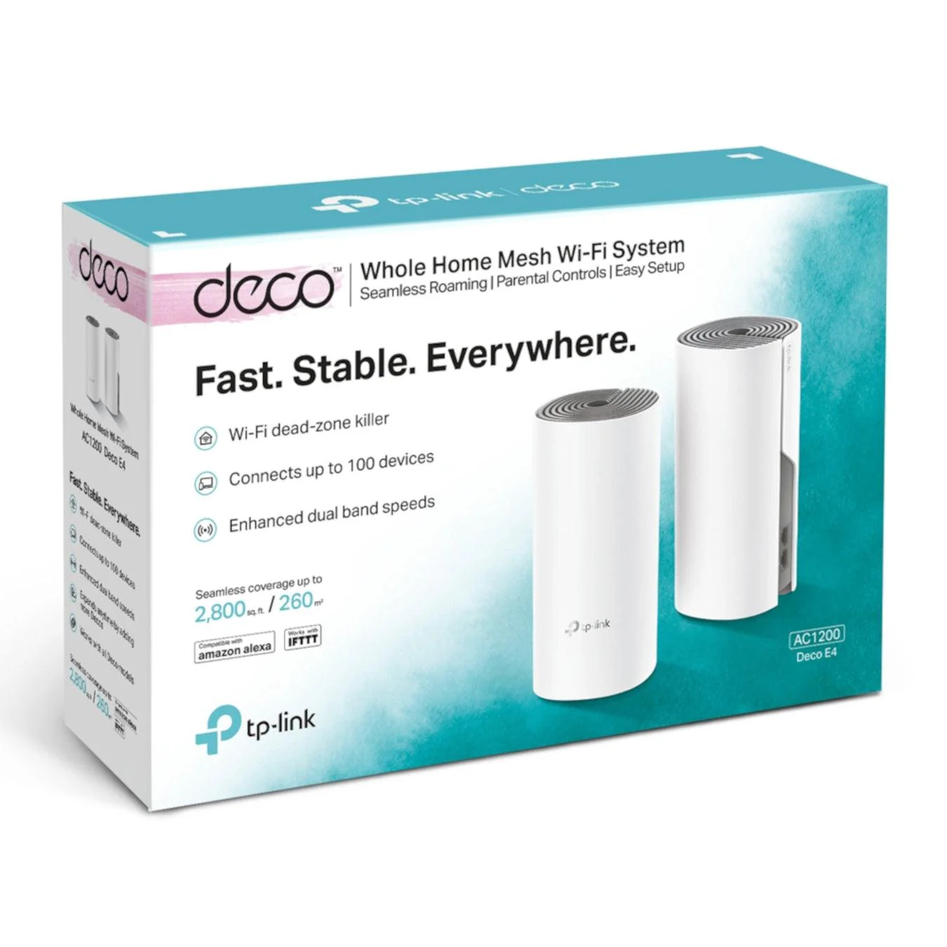 TP-Link Deco E4 Whole Home Mesh Wi-Fi System | DECOE4 (2 pack) - Image 3