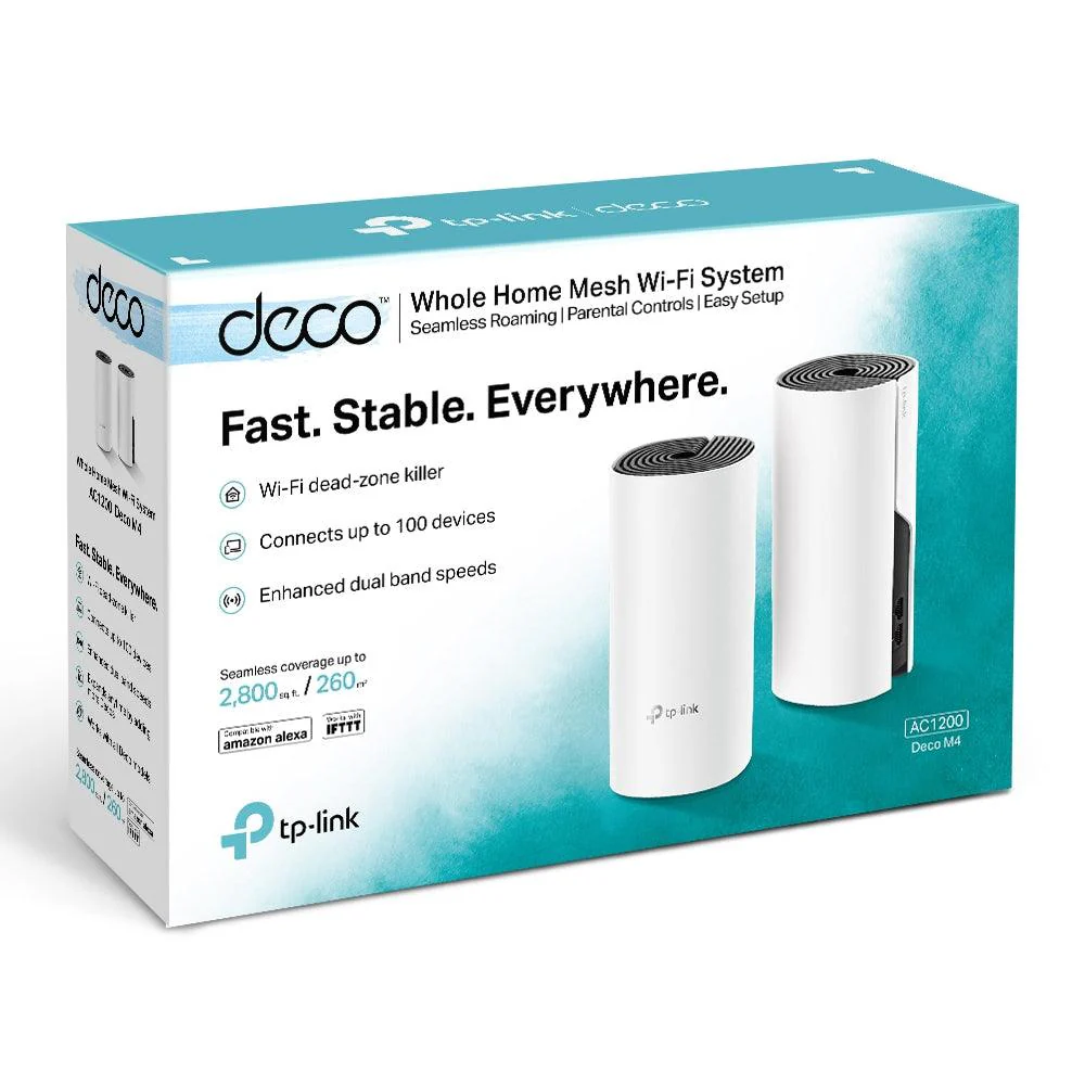 TP-Link Deco M4 AC1200 Whole Home Mesh Wi-Fi System | DECO M4 (2pack) - DECOM42PK - Image 5