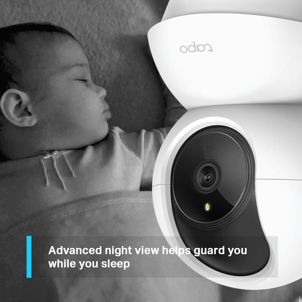 TP-Link Pan/Tilt Home Security Wi-Fi Camera - White | TAPOC200 - Image 5
