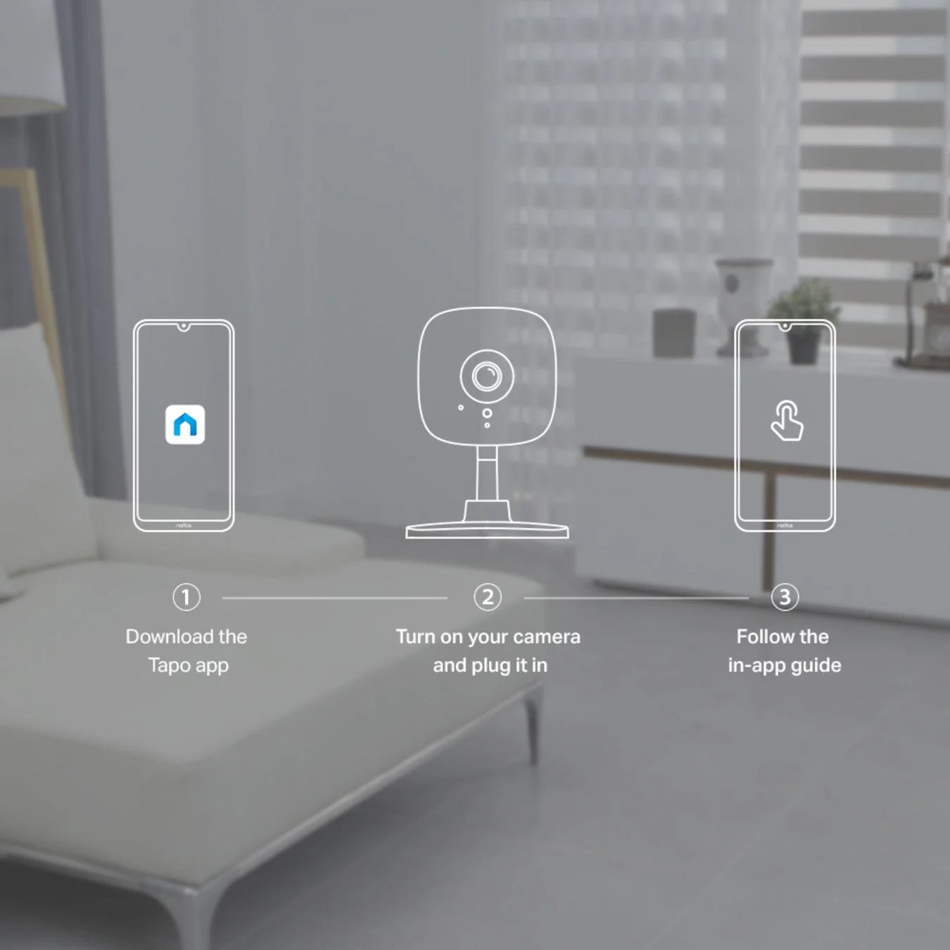 TP-Link Tapo C100 Home Security Wi-Fi Camera - White | TAPOC100 - Image 6