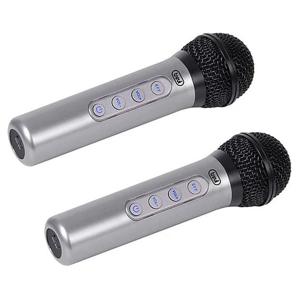 Trevi Draadloze EM415 2.4GHz Wireless Microphone Set - Grey | 039718 - Image 2