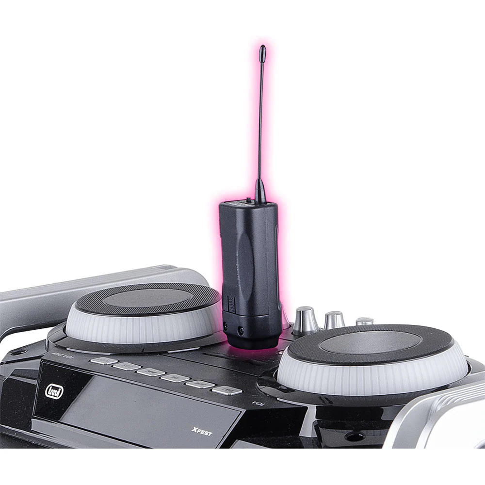 Trevi VHF EM 408 R Wireless Headband with Microphone Set - Black | 21171 - Image 9