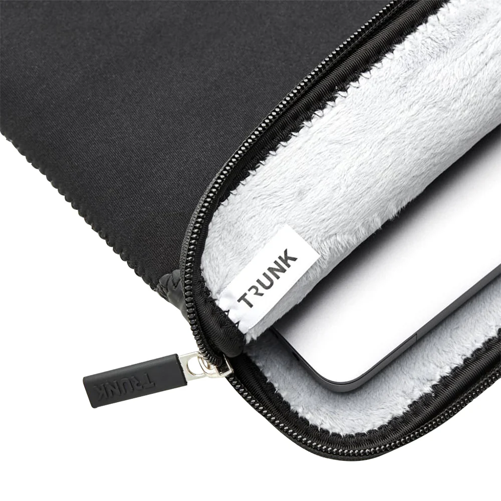 Trunk 15.6" Neoprene Laptop Sleeve - Black | TR-PC15-BLK - Image 4