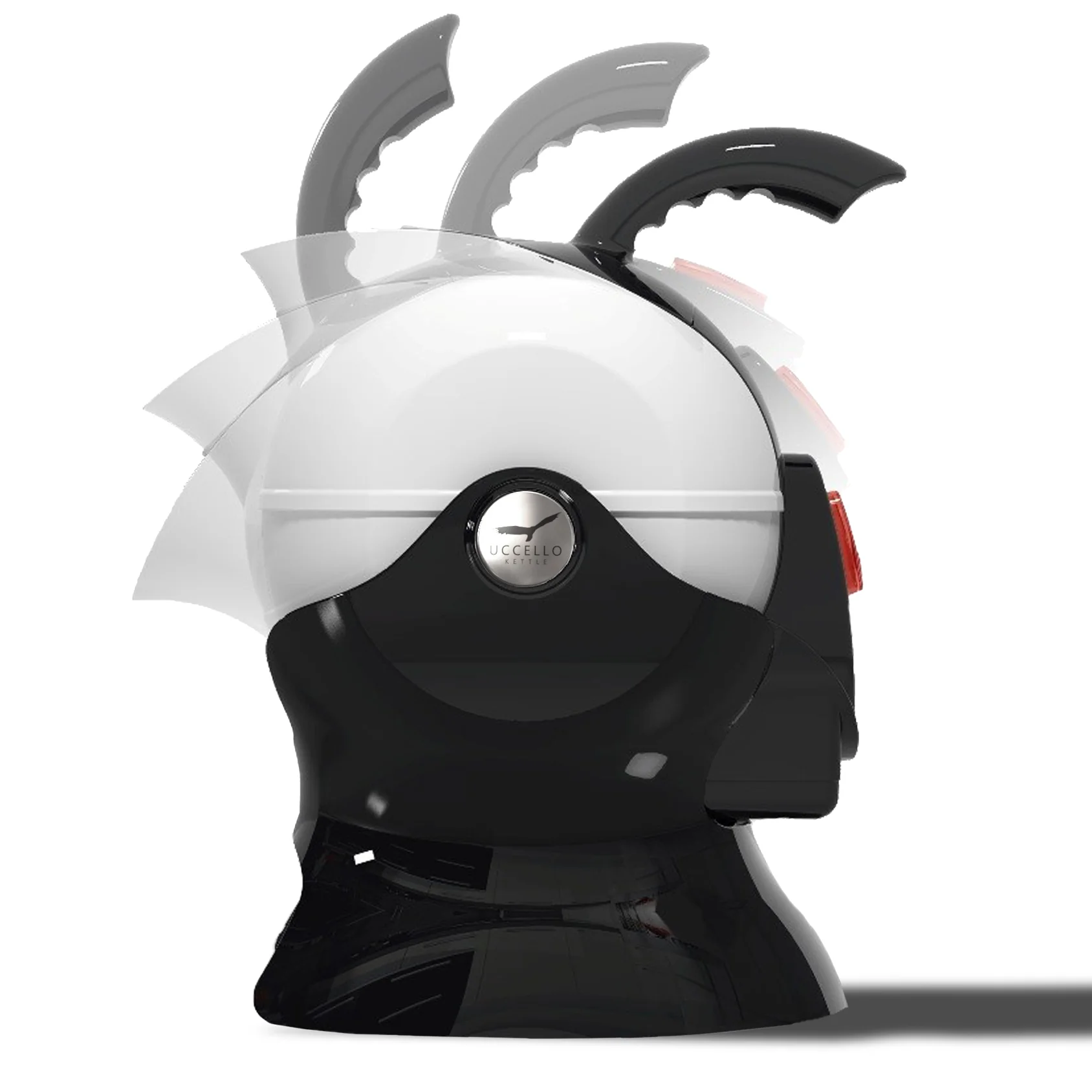 Uccello Tilt-To-Pour Kettle 1.5L Ð Black & White | UCELLO1 - Image 3