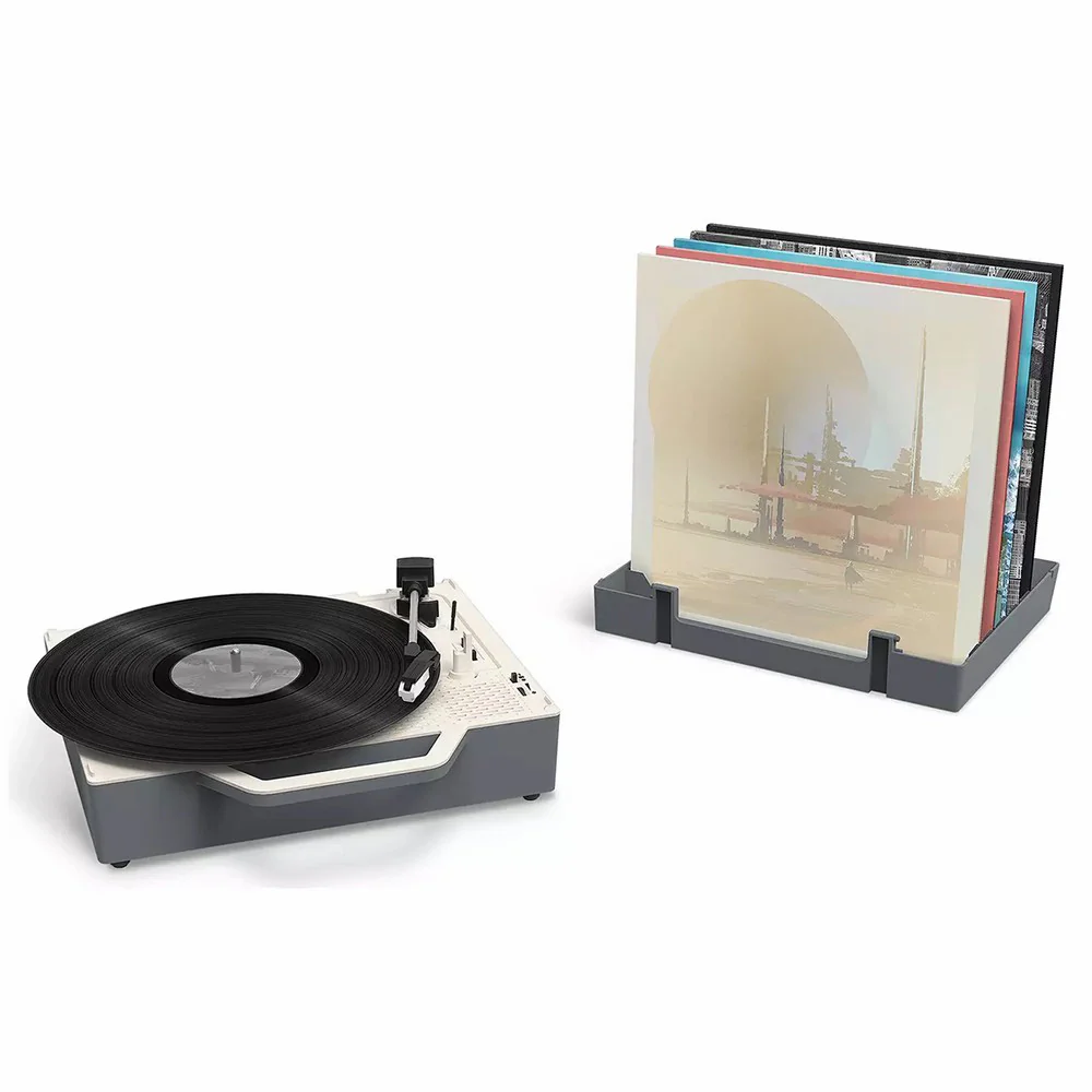 Victrola Bluetooth Suitcase Record Player - Graphite Grey | VSC-725SB-GRA-INT - Image 11