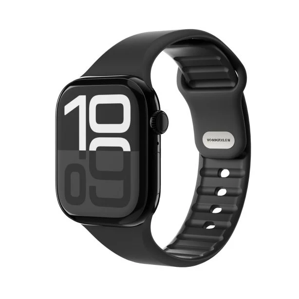 VonmÀhlen Watch Strap 49 / 46 / 45 / 44 / 42mm | Classic Band 2 | One Size - Black AWS00110