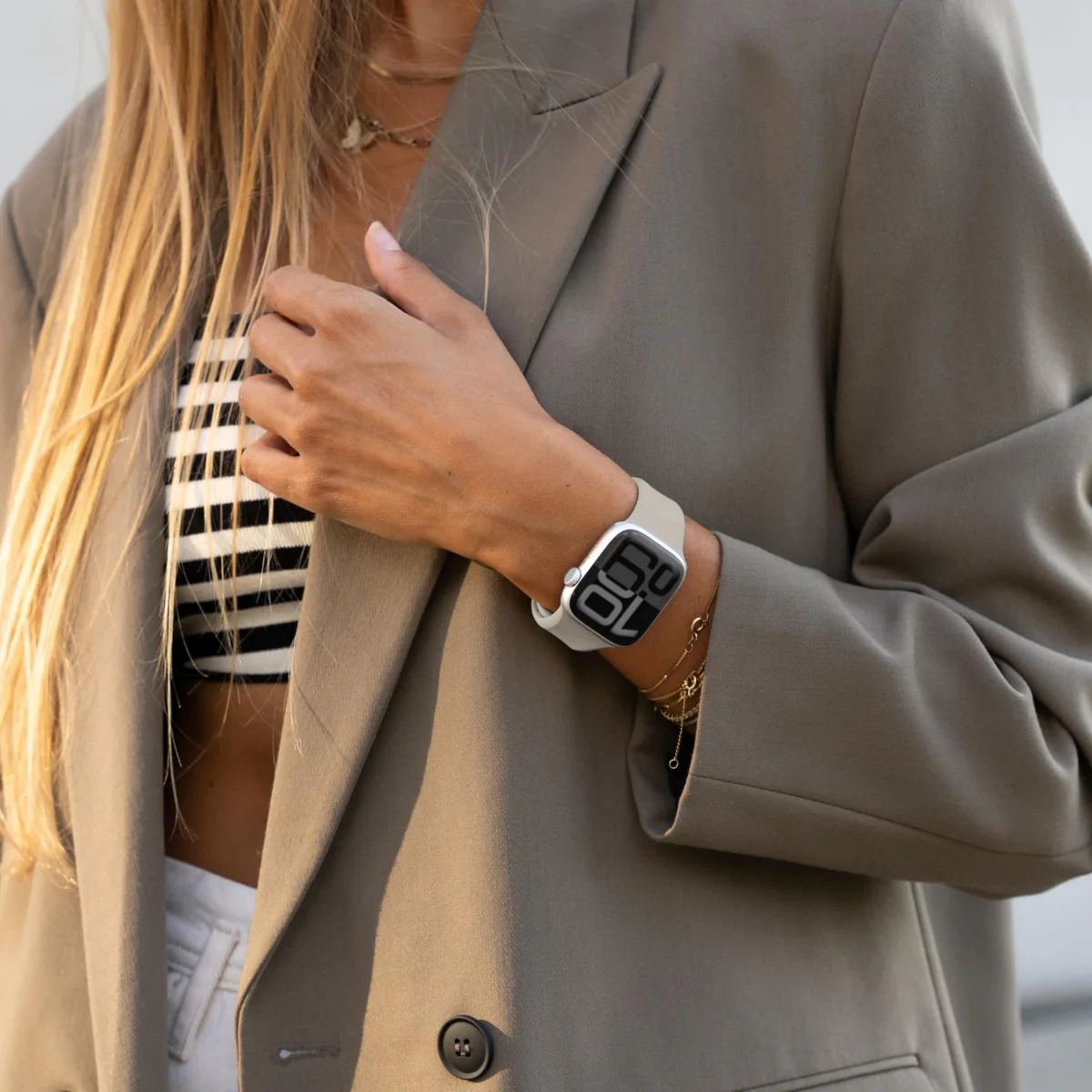 VonmÀhlen Watch Strap 38 | 40 | 41mm Classic Band 2 One Size - Cream | AWS00113 - Image 2