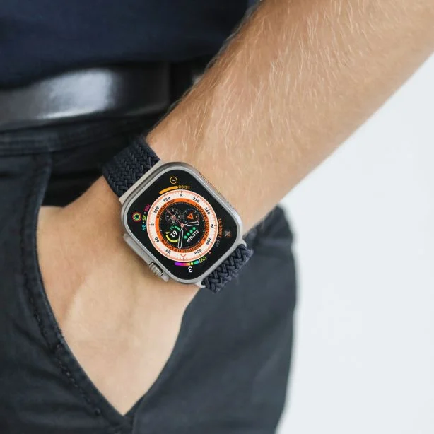 VonmÀhlen Watch Strap 42 / 41 / 40 / 38mm | Woven Loop | One Size - Navy | AWS00153 - Image 2