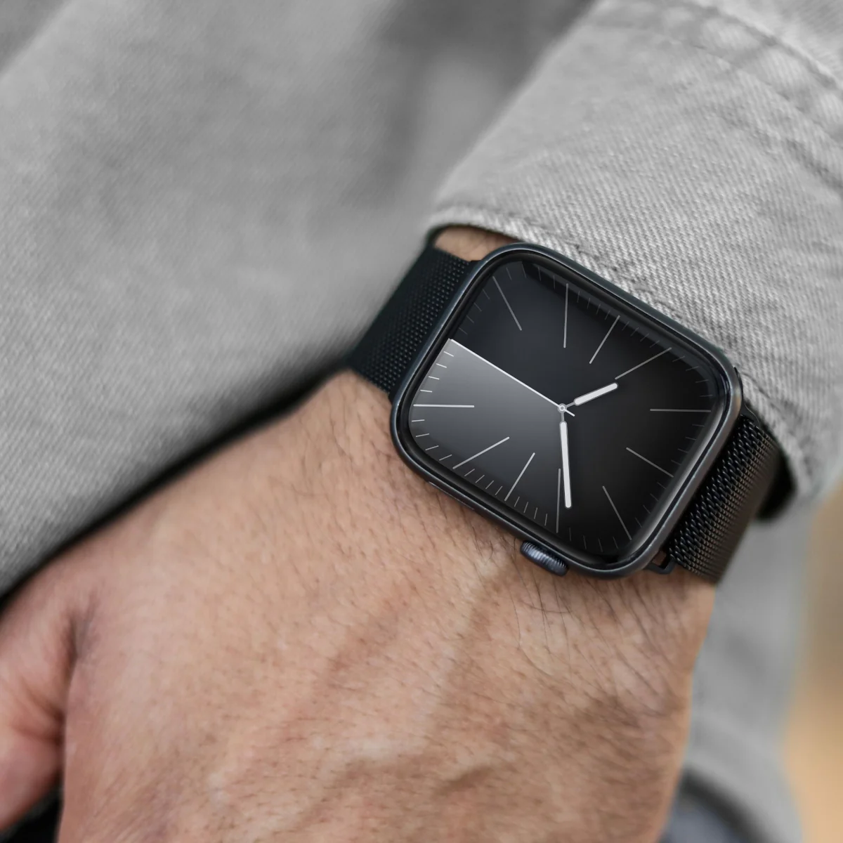 Vonmählen Watch Strap 49 / 46 / 45 / 44mm Milanese Loop 2 - Black | AWS00122 - Image 3