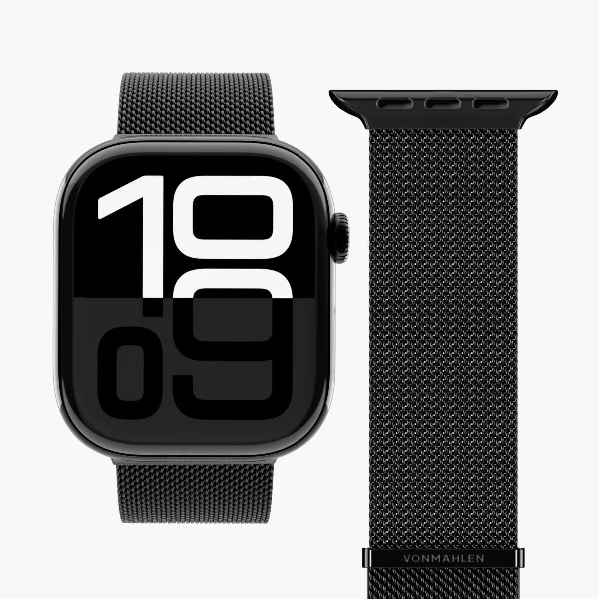 Vonmählen Watch Strap 49 / 46 / 45 / 44mm Milanese Loop 2 - Black | AWS00122 - Image 4
