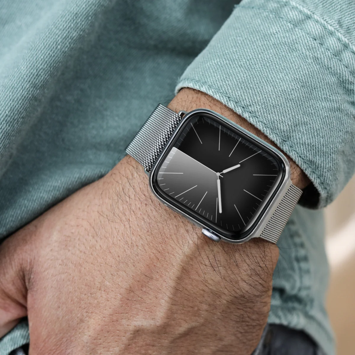 VonmÀhlen Watch Strap Milanese Loop 2 38 | 40 | 41mm One Size - Silver |AWS00123 - Image 3