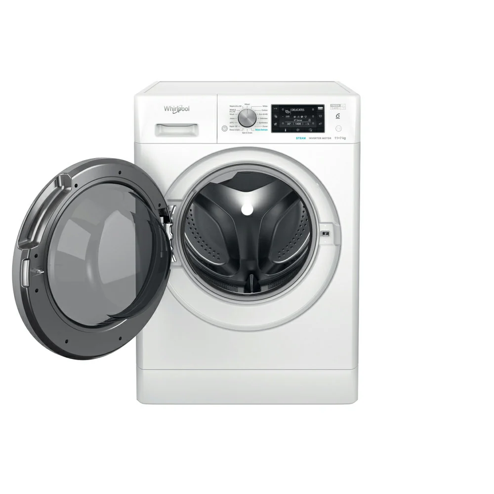 Whirlpool 11KG/7KG 1351RPM Freestanding Washer Dryer - White | FFWDD1174489BSVUK - Image 2