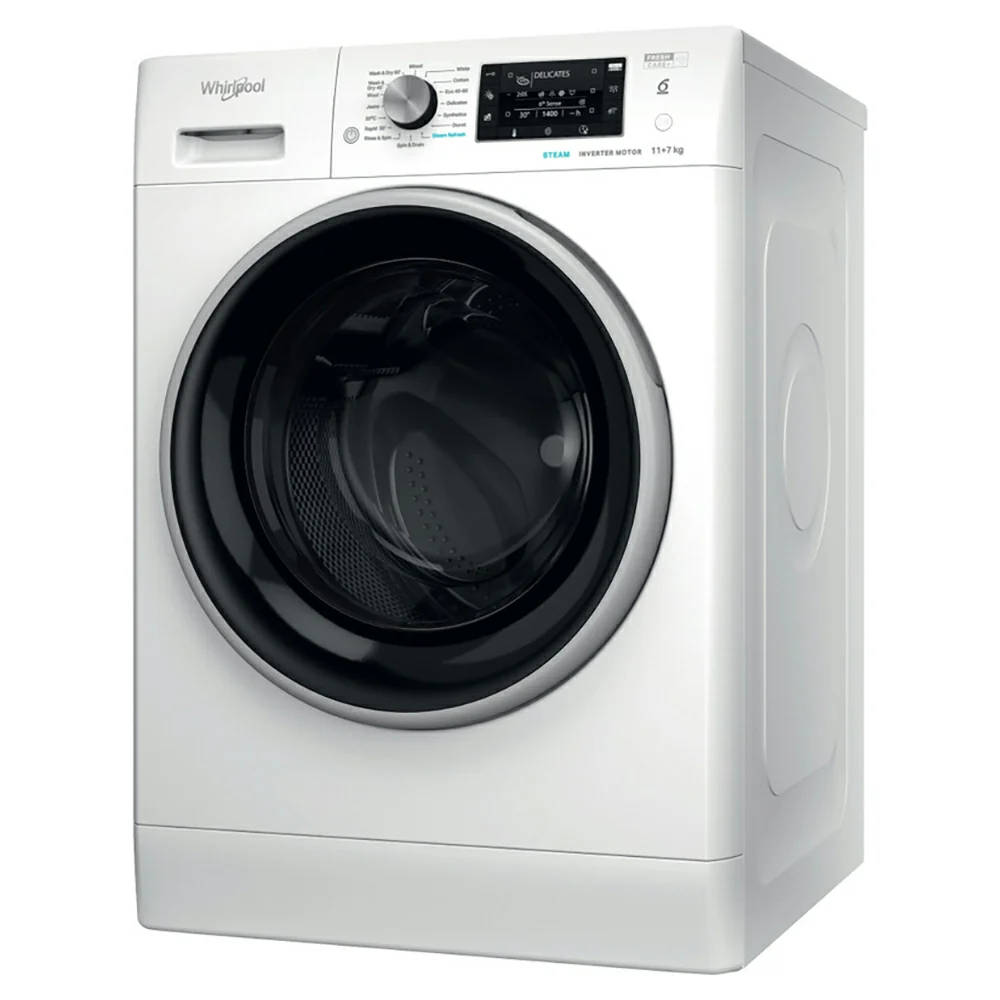 Whirlpool 11KG/7KG 1351RPM Freestanding Washer Dryer - White | FFWDD1174489BSVUK - Image 4