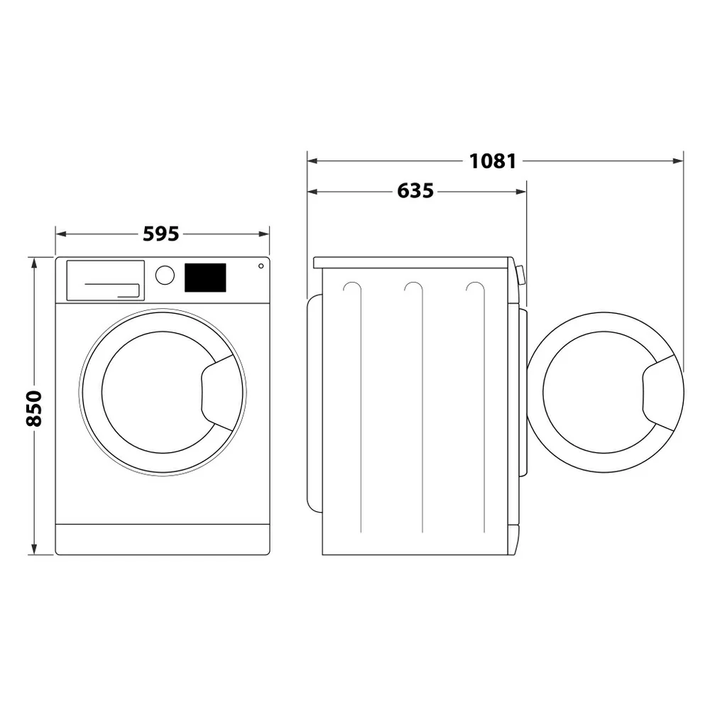 Whirlpool 11KG/7KG 1351RPM Freestanding Washer Dryer - White | FFWDD1174489BSVUK - Image 9