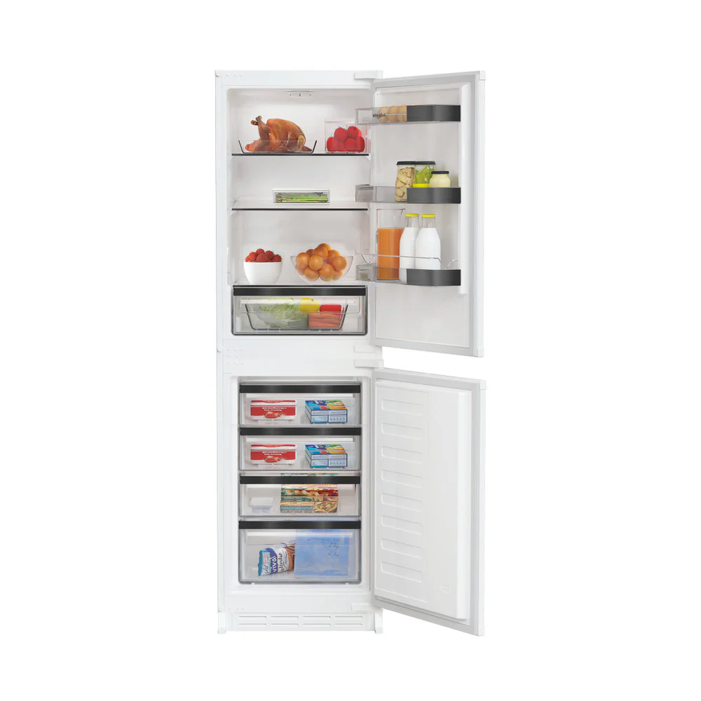 Whirlpool 265L Low Frost Built-In Fridge Freezer - White | WHKS1262B4UK