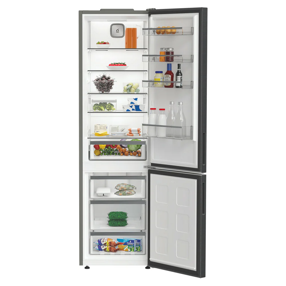 Whirlpool 355L Frost Free Freestanding Fridge Freezer - Black | WHK26403XBR6UK - Image 4