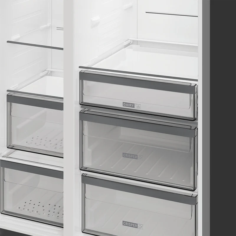 Whirlpool 571L Freestanding American Style Fridge Freezer - Inox | WHG26574WXK5UK - Image 5