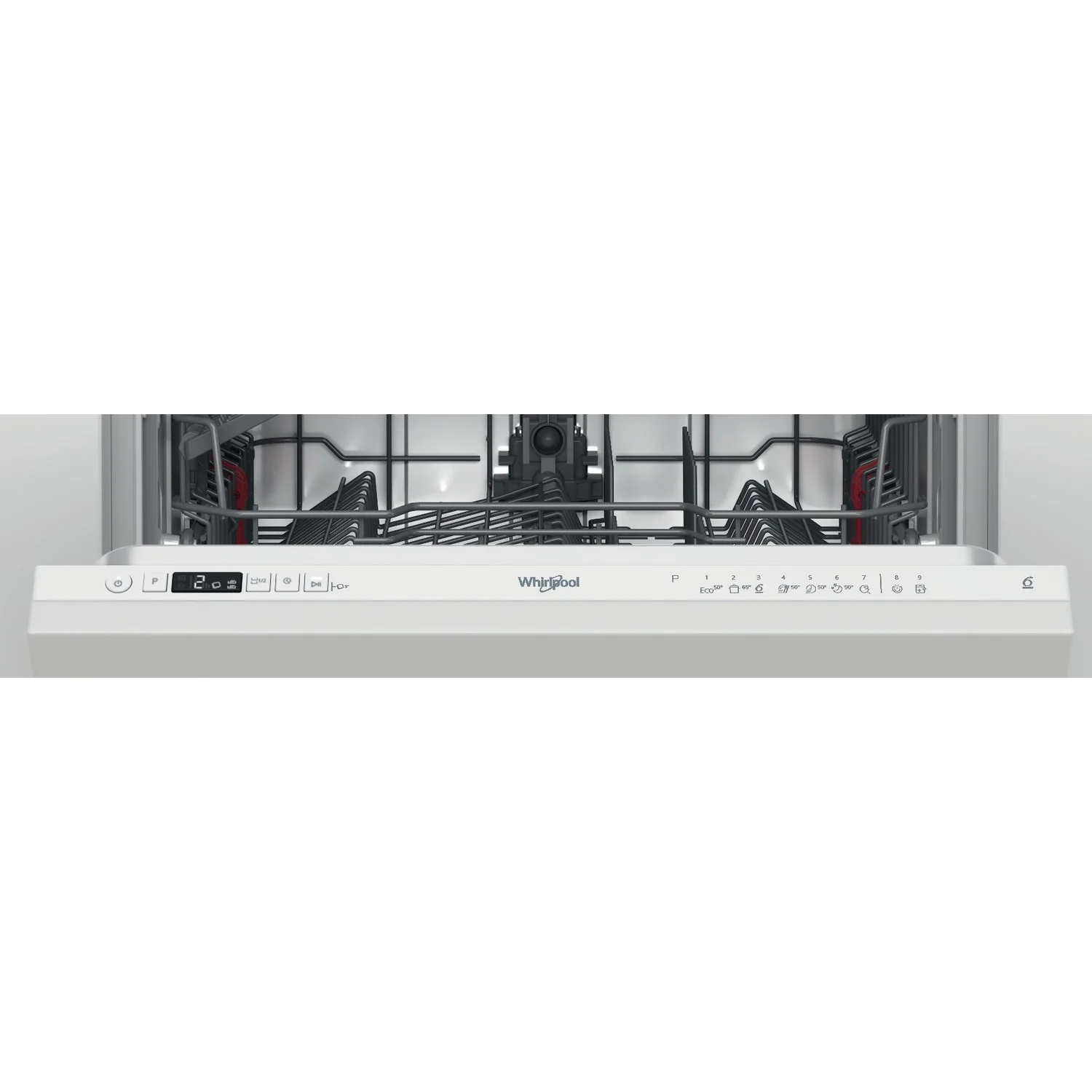 Whirlpool 60CM Built-In Standard Dishwasher - White | W2IHD526UK - Image 3