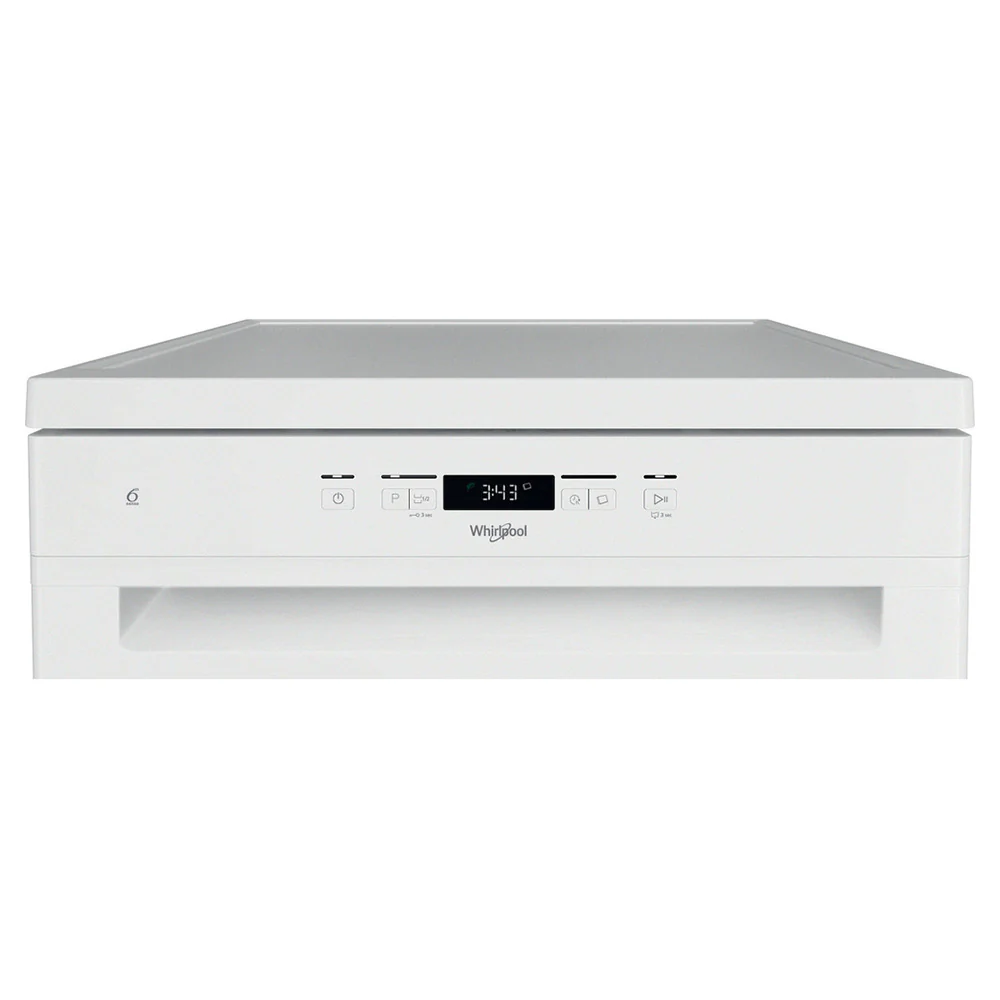 Whirlpool 60CM Freestanding Standard Dishwasher - White | W2FHD626UK - Image 2