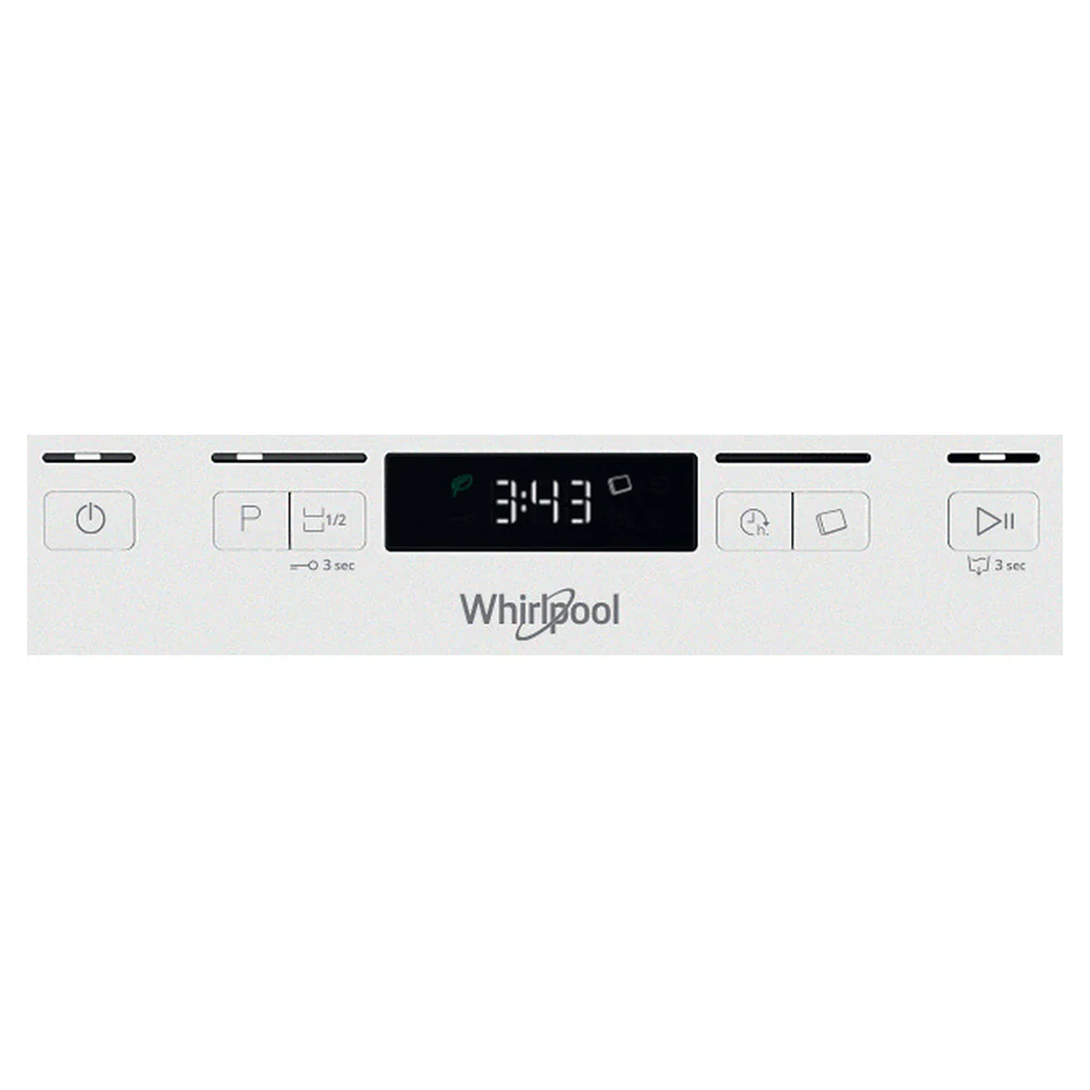 Whirlpool 60CM Freestanding Standard Dishwasher - White | W2FHD626UK - Image 3