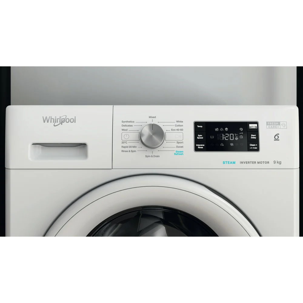 Whirlpool 6TH SENSE 8KG 1400RPM Freestanding Washing Machine - White | FFB 8469 WV UK - Image 6