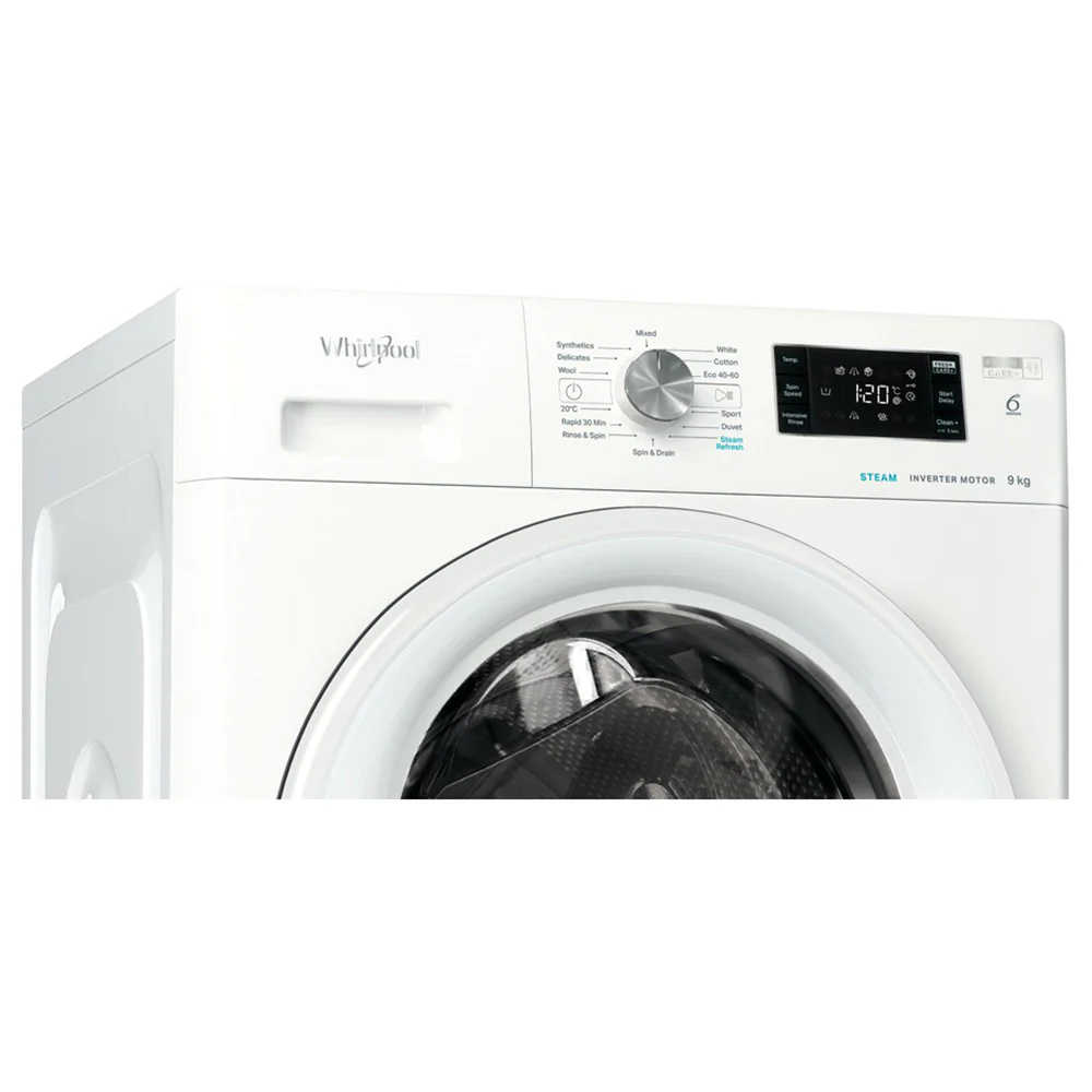 Whirlpool 6TH SENSE 9KG 1400RPM Freestanding Washing Machine - White | FFB 9469 WV UK - Image 5